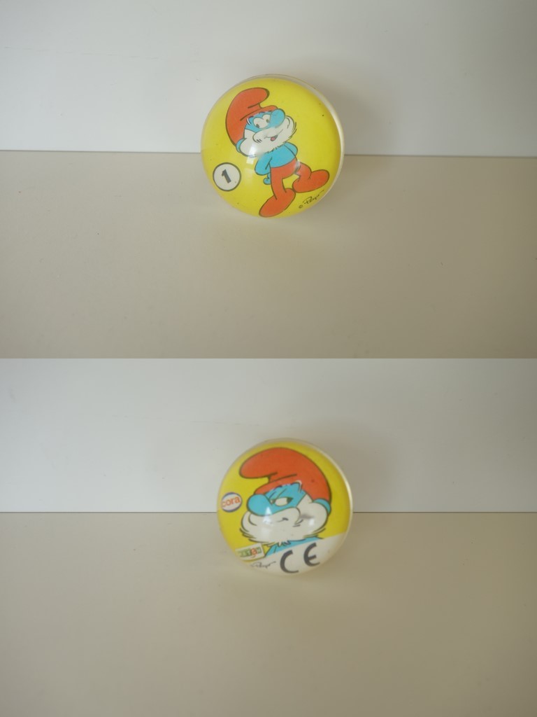 Cora / Match - Balle rebondissante n°1 - Grand Schtroumpf