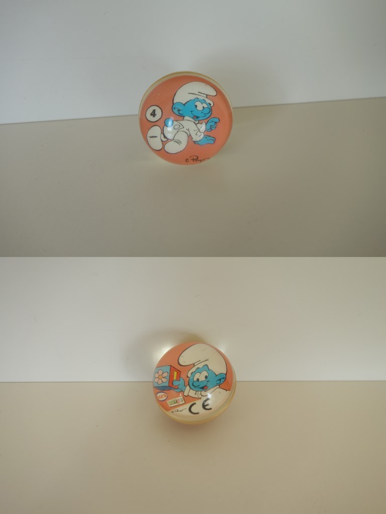 Cora / Match - Balle rebondissante n°4 - Bébé Schtroumpf