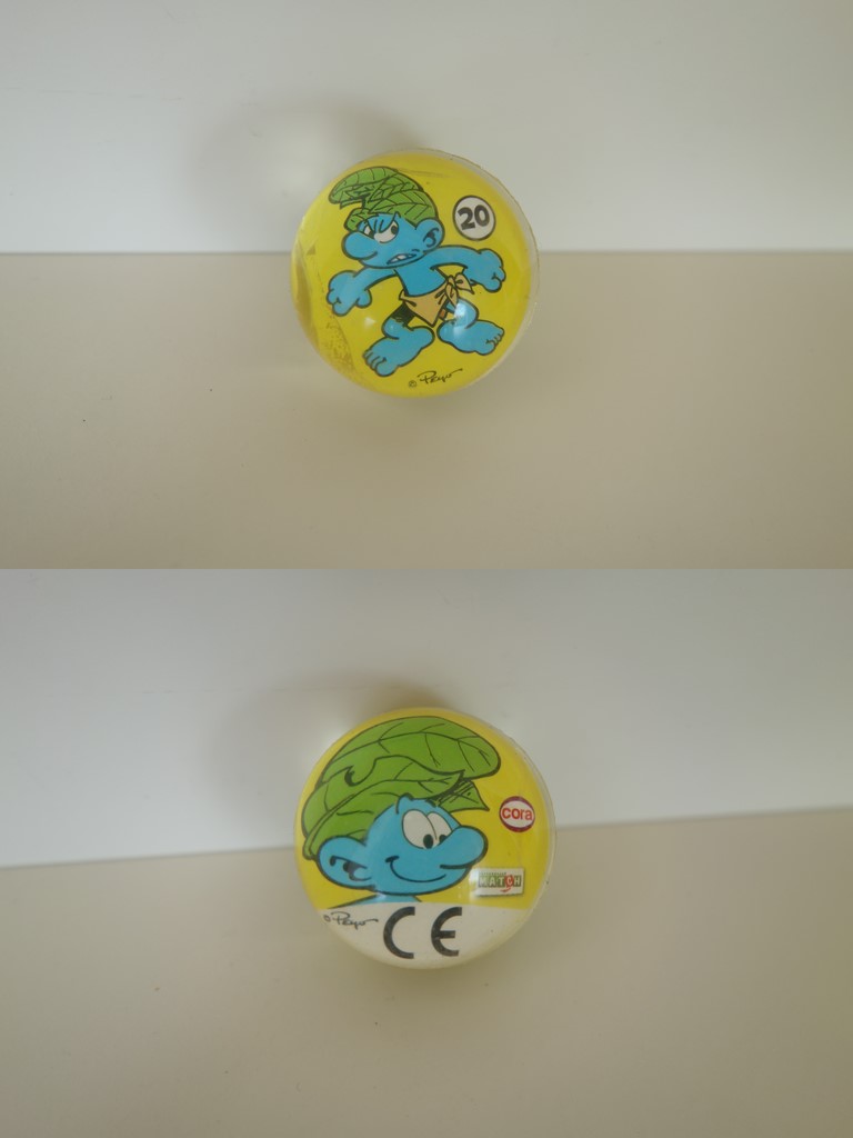 Cora / Match - Balle rebondissante n°20 - Schtroumpf Sauvage