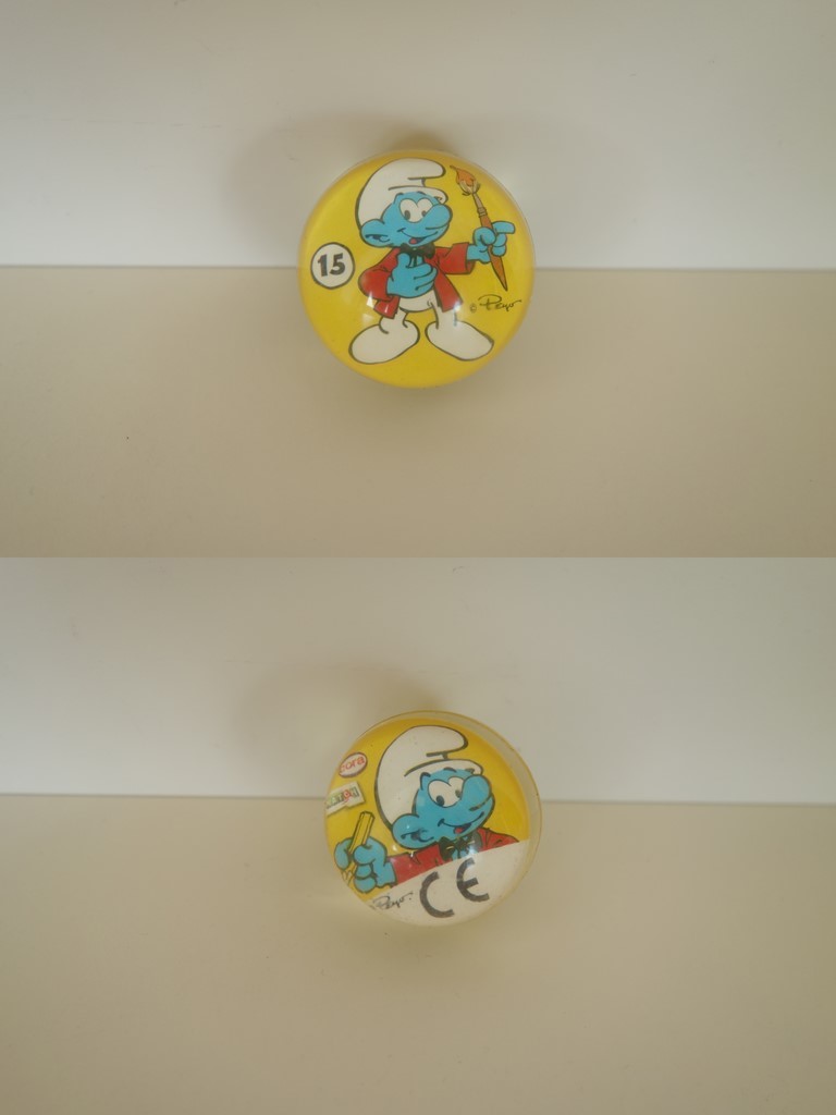 Cora / Match - Balle rebondissante n°15 - Schtroumpf Peintre