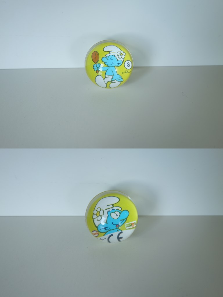 Cora / Match - Balle rebondissante n°17 - Schtroumpf Coquet