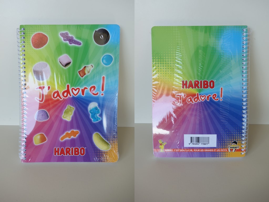 Haribo - Cahier "J'adore"