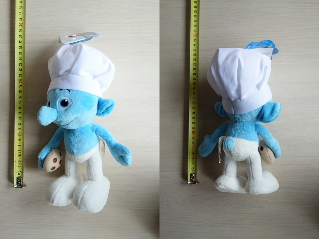 JAKKS Pacific - Peluche Schtroumpf Gourmand