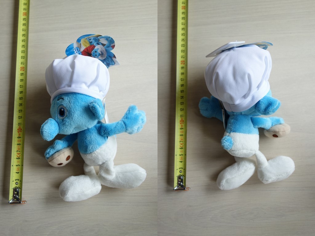 JAKKS Pacific - Peluche Schtroumpf Gourmand