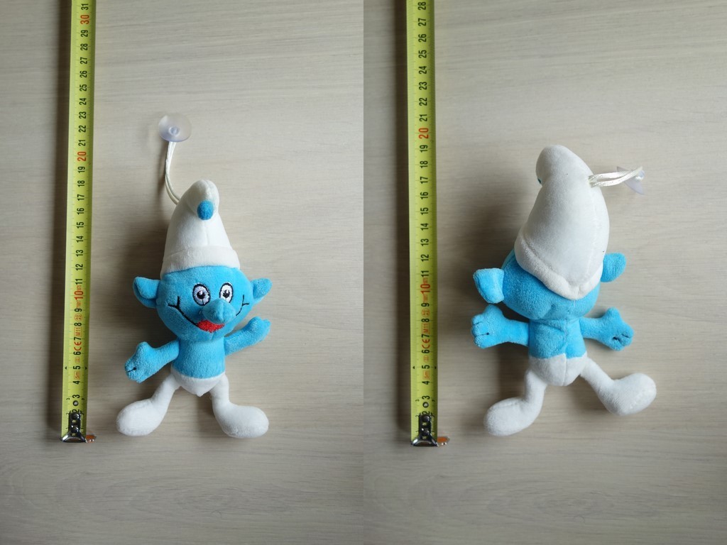 Fake - Peluche Schtroumpf à suspendre