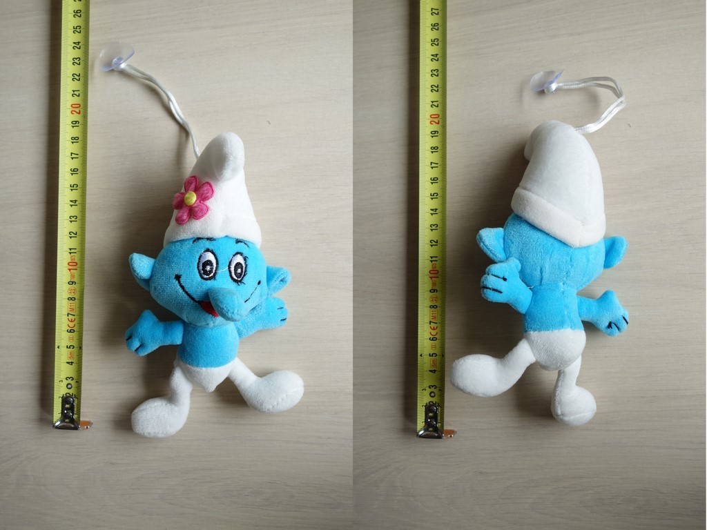 Fake - Peluche Schtroumpf Coquet à suspendre