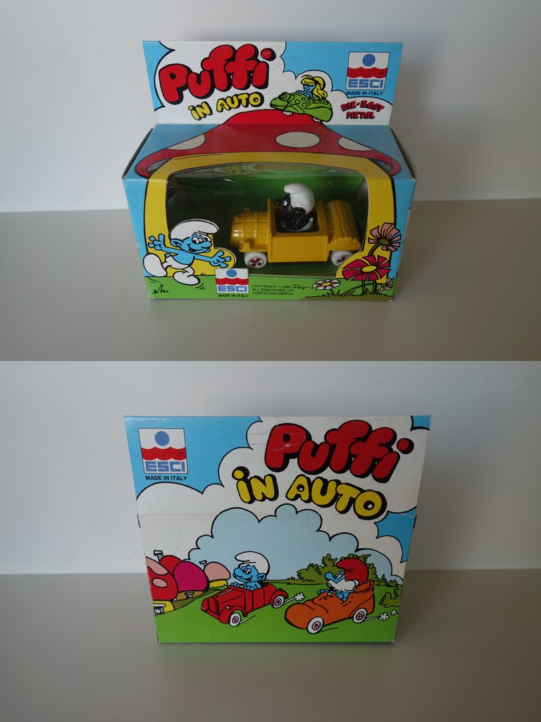 Voiture Schtroumpf noir