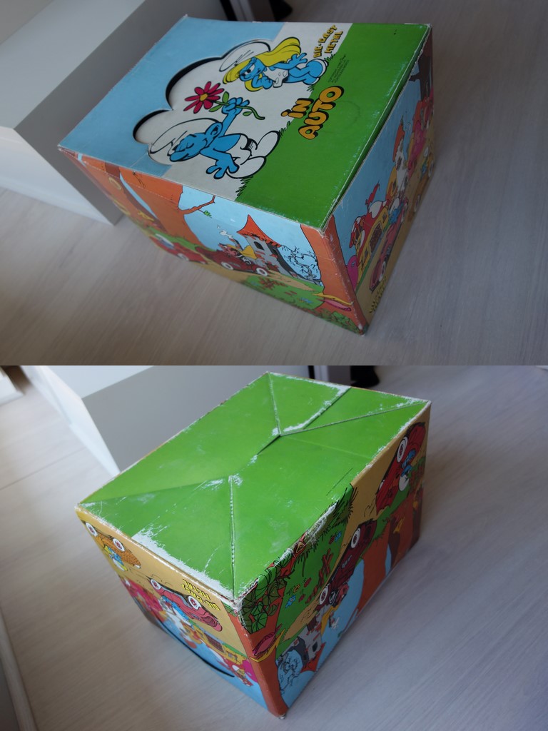 Boite présentoir pour voitures en métal