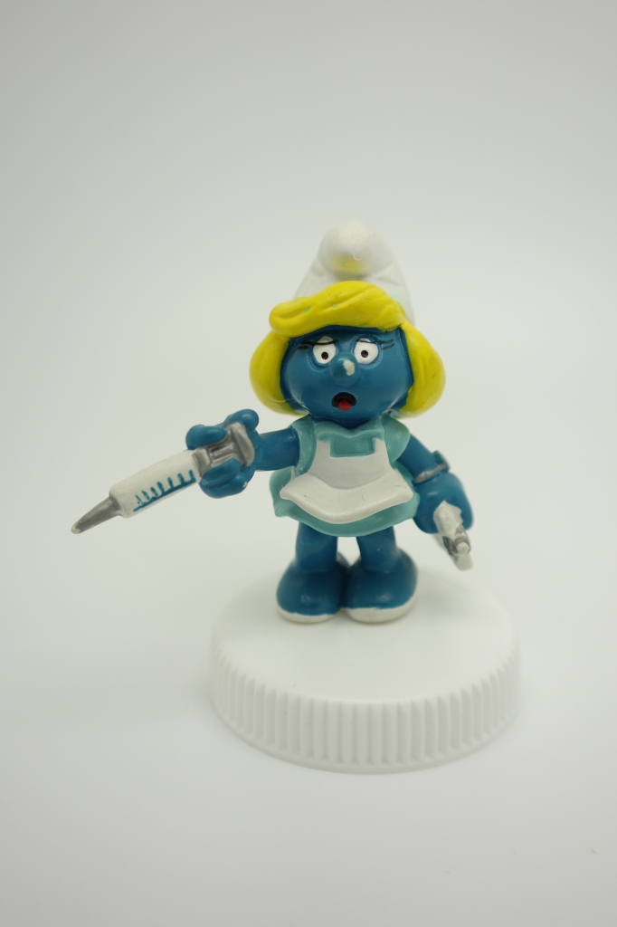 Schtroumpfette infirmière