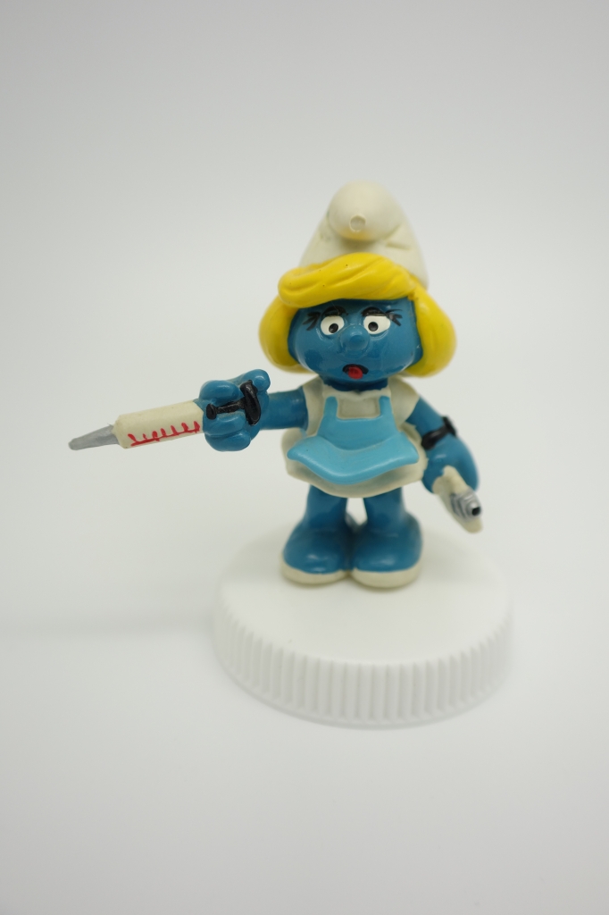 Schtroumpfette infirmière