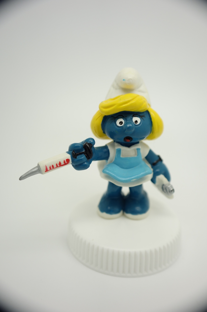 Schtroumpfette infirmière