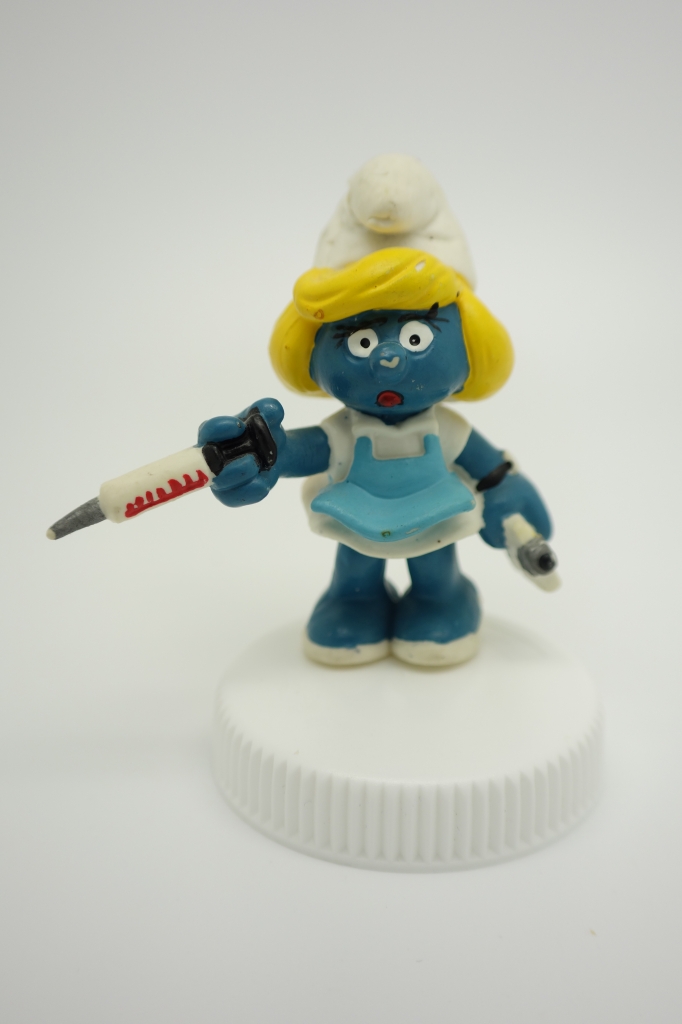 Schtroumpfette infirmière