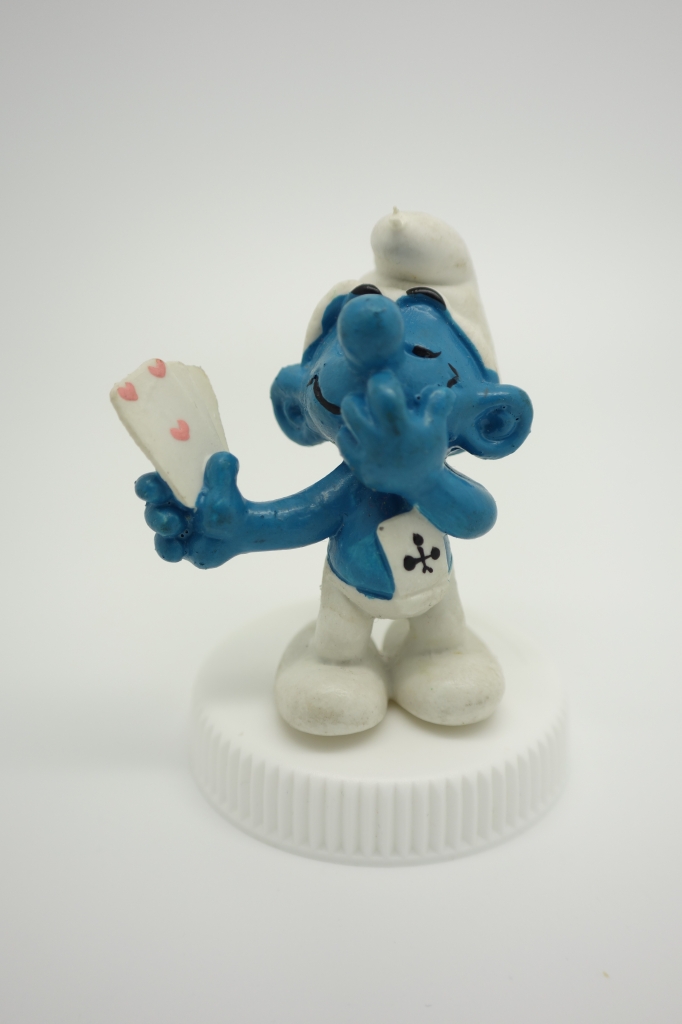 Schtroumpf joueur de cartes