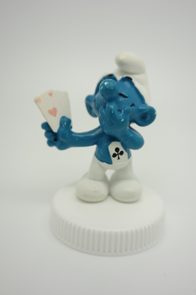 Schtroumpf joueur de cartes