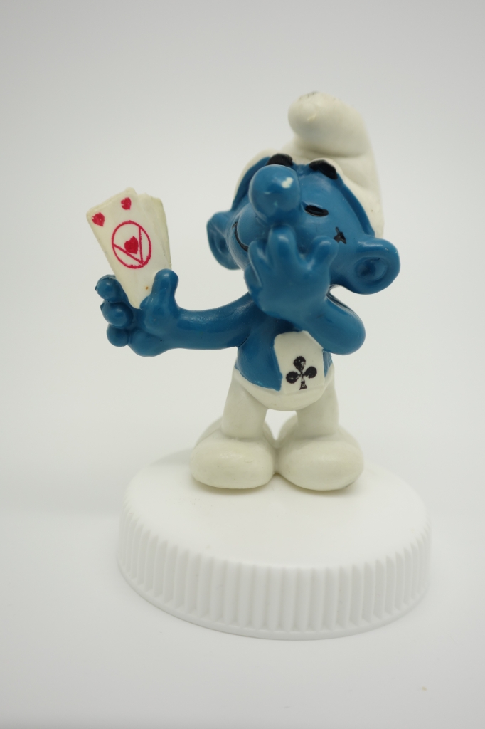 Schtroumpf joueur de cartes