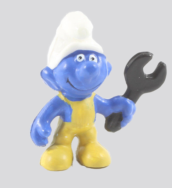 Schtroumpf mécanicien (bricoleur)