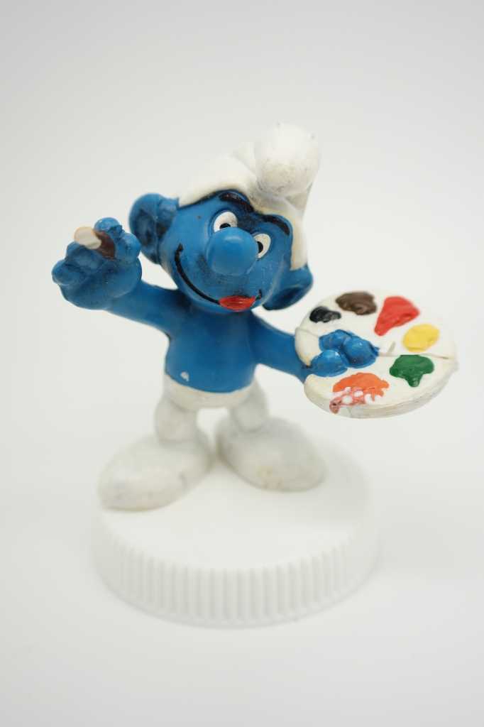 Schtroumpf peintre/artiste