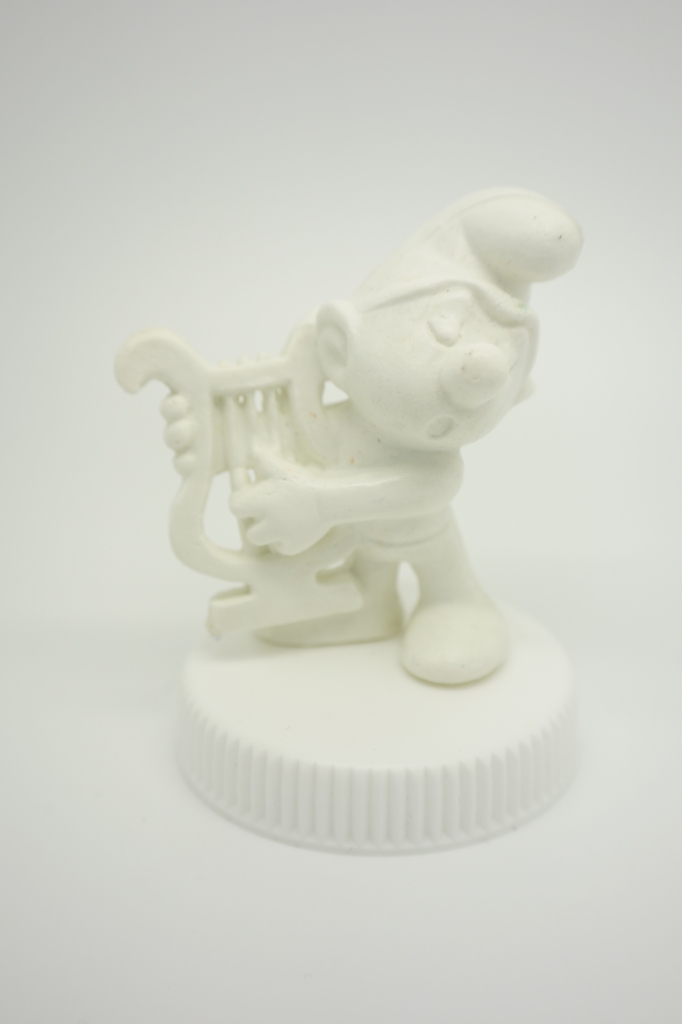 Schtroumpf avec harpe