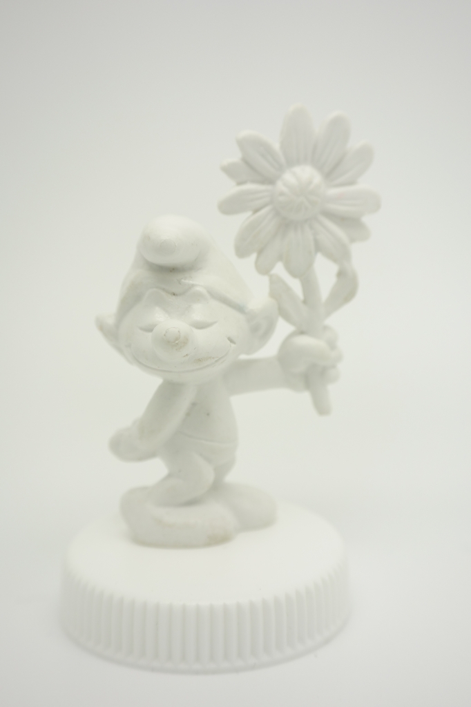 Schtroumpf courtisant avec fleur (rendez-vous)