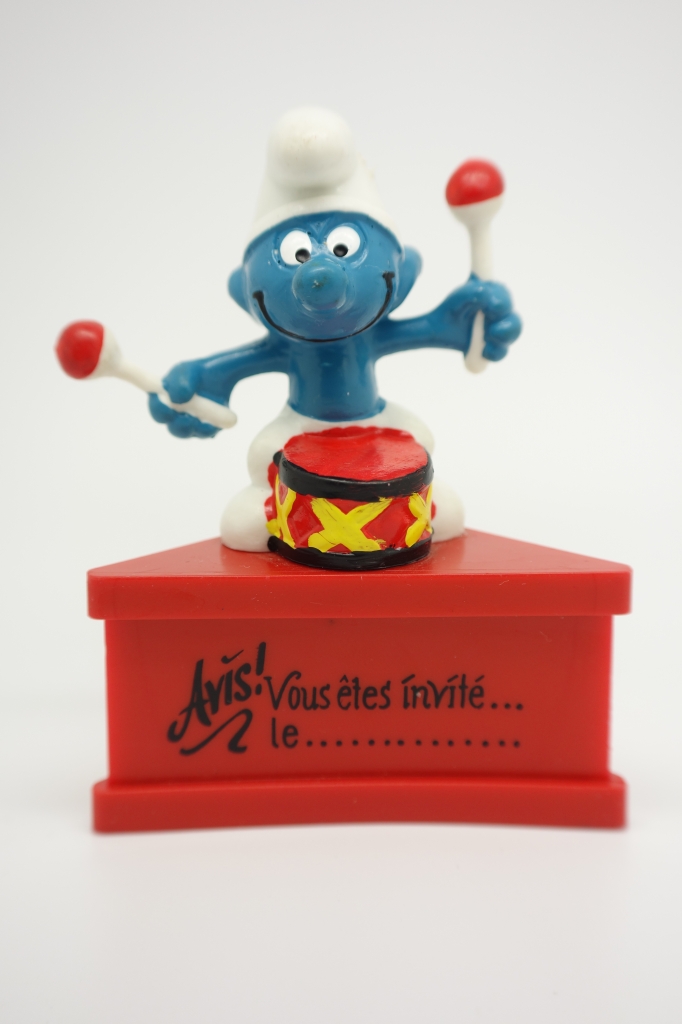 Schtroumpf au tambour
