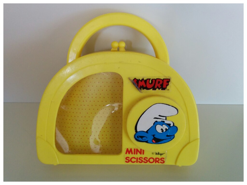 Mini valise Schtroumpf jaune