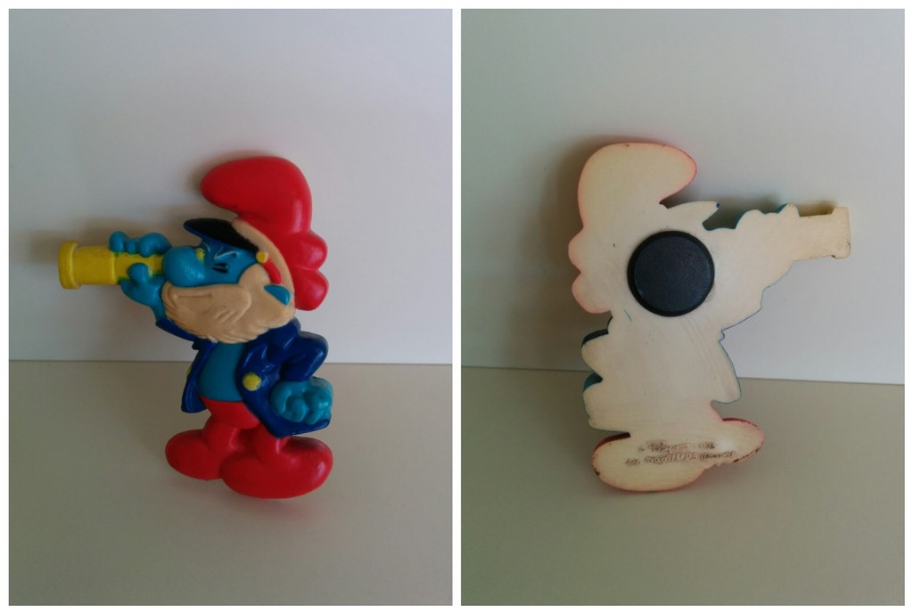 Clip Grand Schtroumpf marin