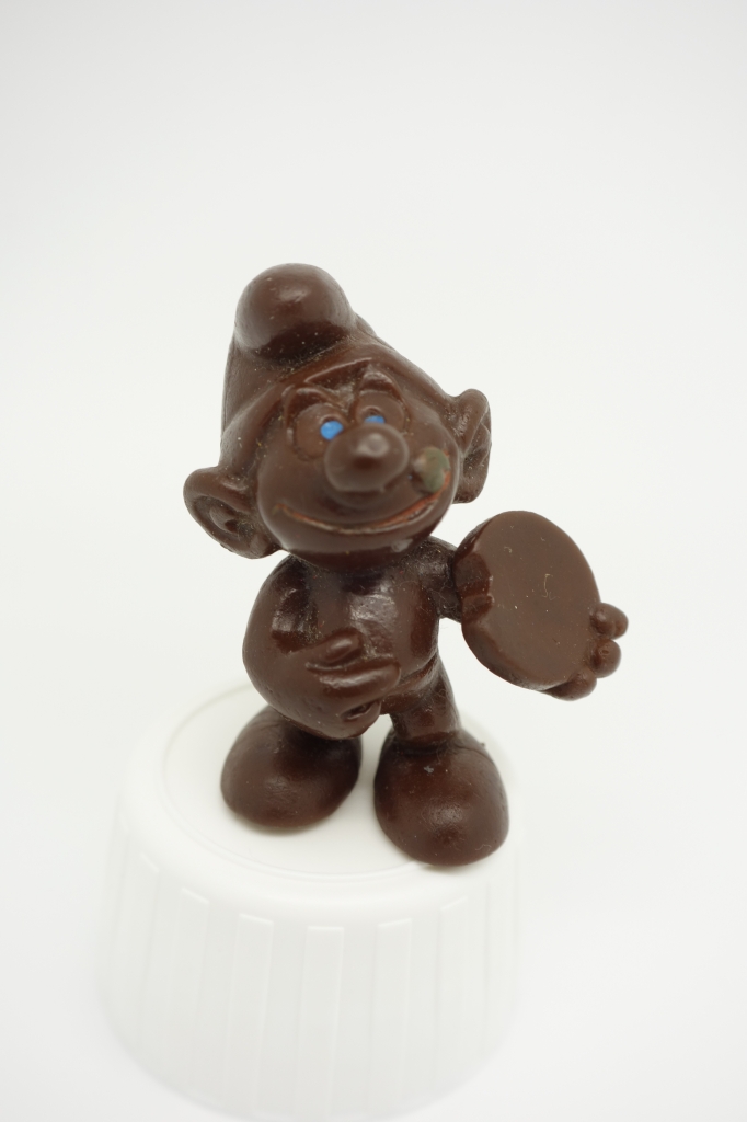 Schtroumpf avec biscuit