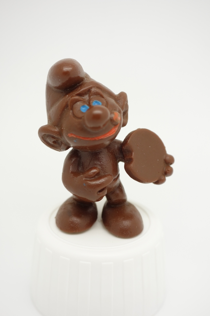 Schtroumpf avec biscuit