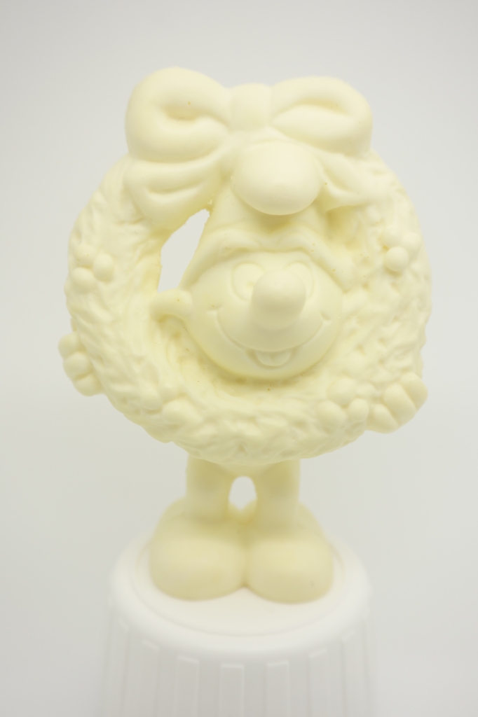 Schtroumpf avec couronne de Noël