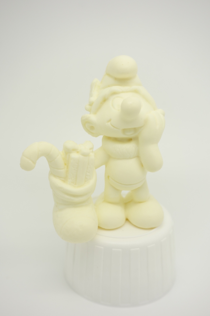 Schtoumpf avec botte de Noël