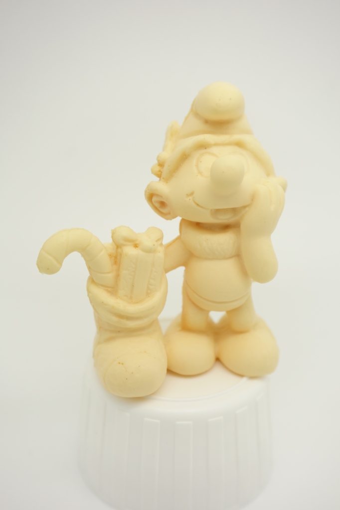 Schtoumpf avec botte de Noël