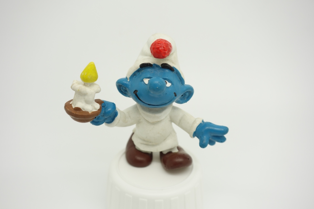 Schtroumpf à la bougie