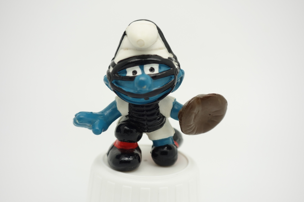 Schtroumpf baseball - receveur