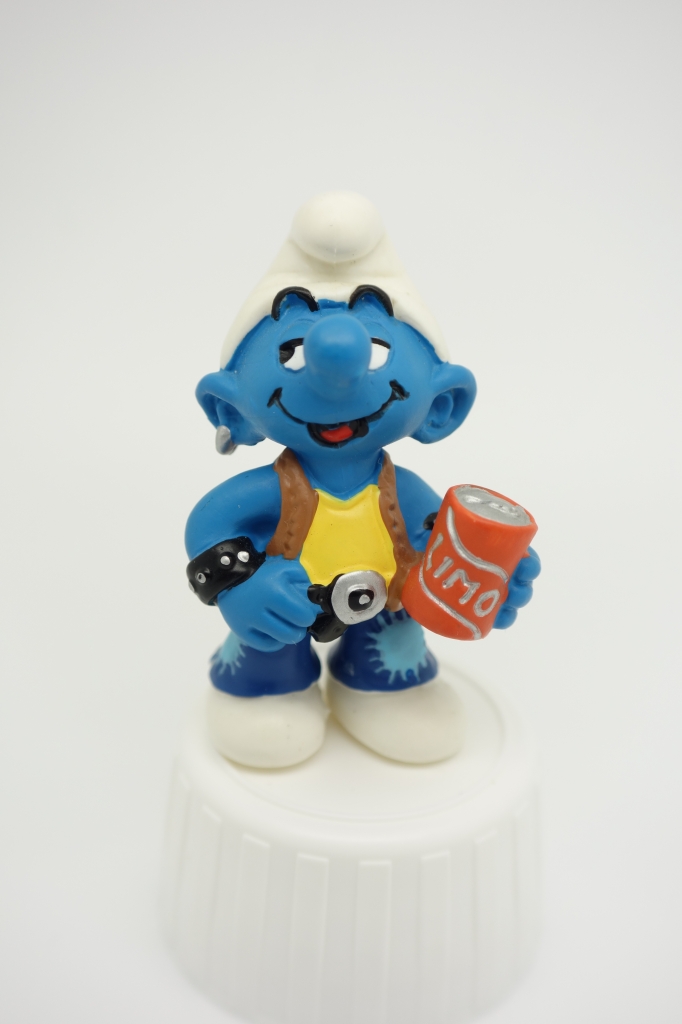 Schtroumpf frimeur avec canette