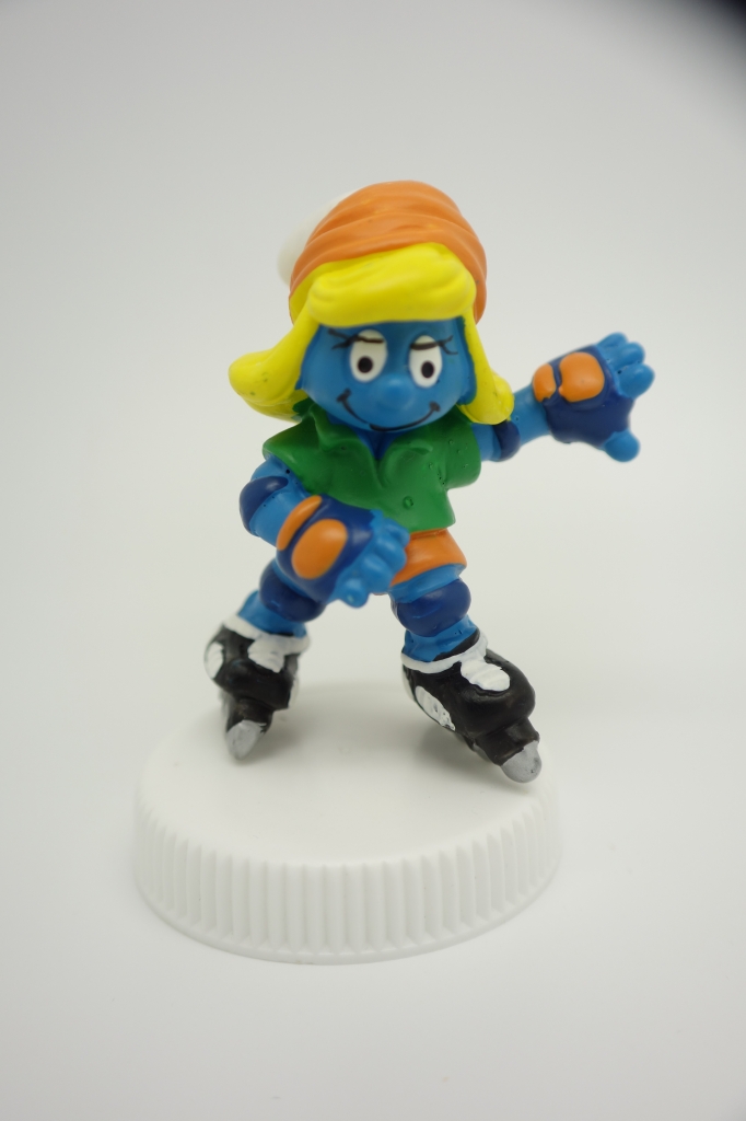 Schtroumpfette en rollers