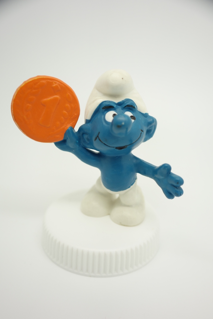 Schtroumpf avec pièce (grand)