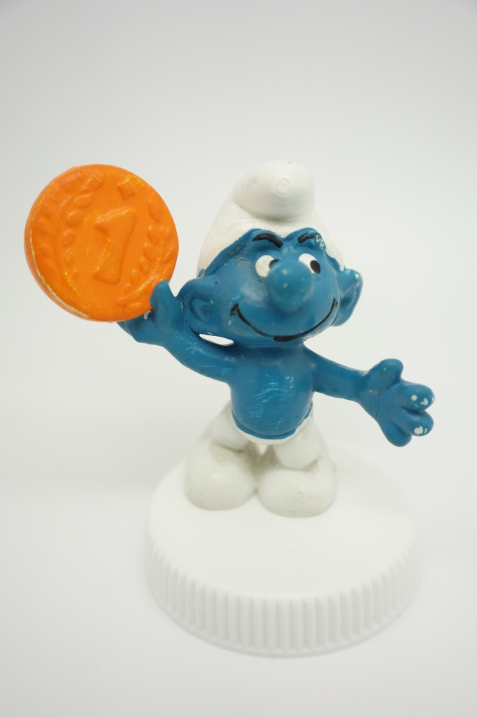 Schtroumpf avec pièce (grand)