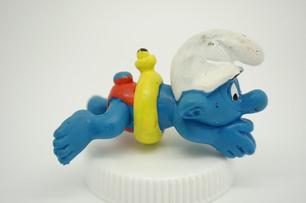 Schtroumpf nageur avec bouée (grand)