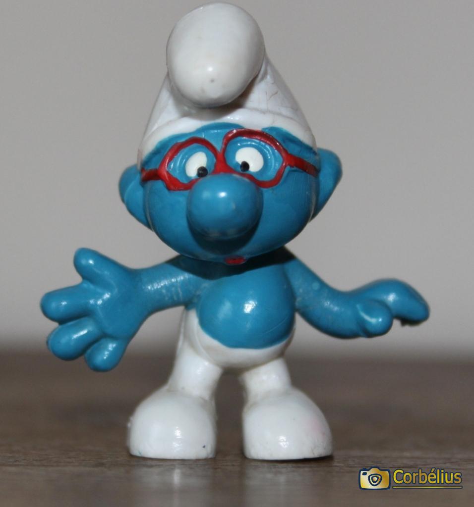 Schtroumpf à lunettes