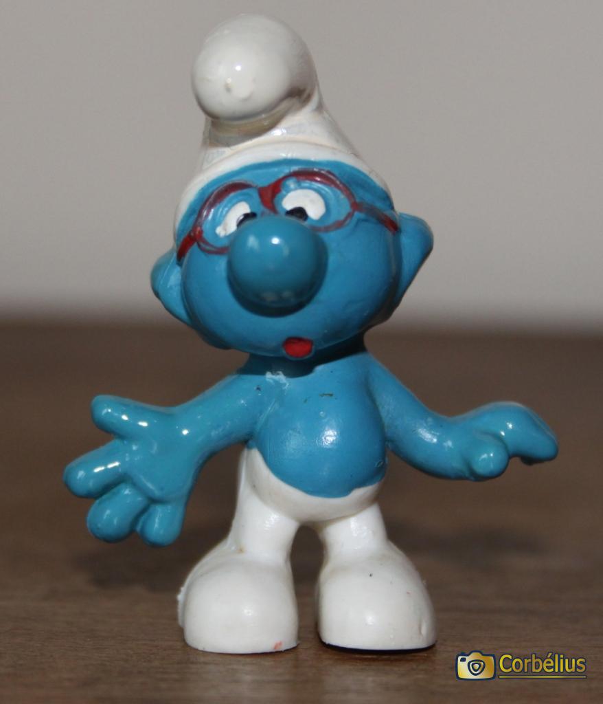 Schtroumpf à lunettes