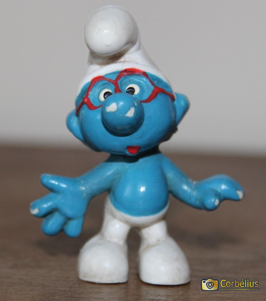 Schtroumpf à lunettes