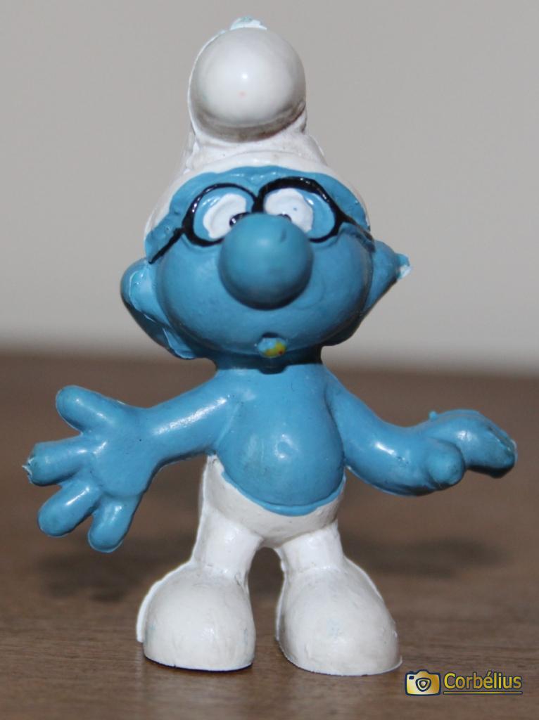 Schtroumpf à lunettes