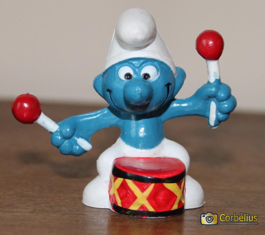 Schtroumpf au tambour