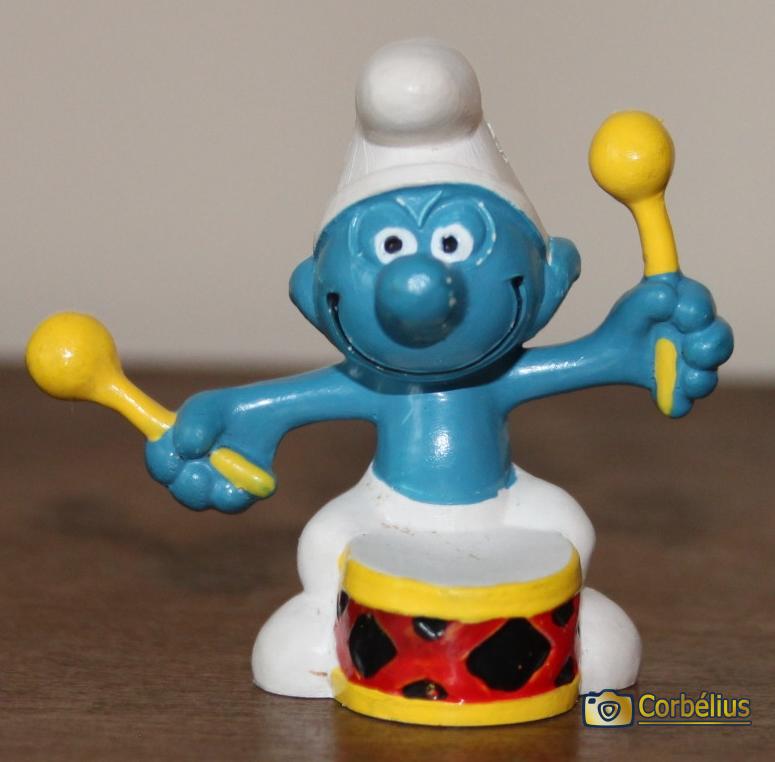 Schtroumpf au tambour