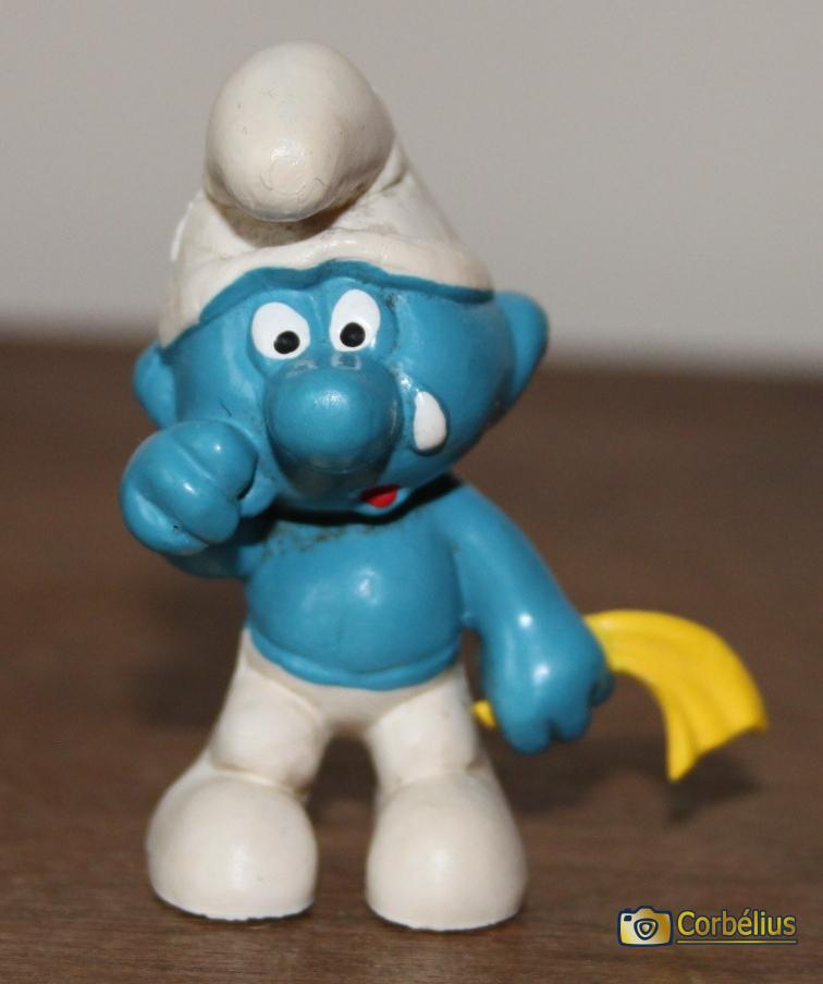 Schtroumpf triste (avec mouchoir)