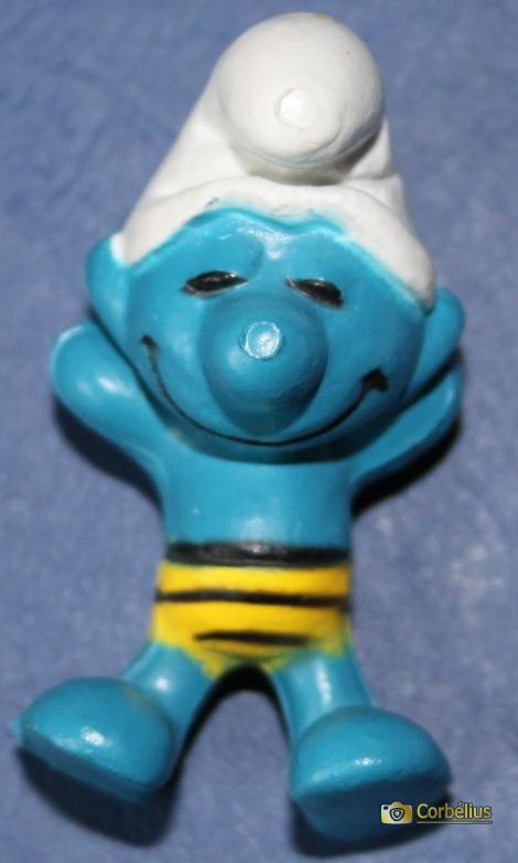 Schtroumpf baigneur / bain de soleil