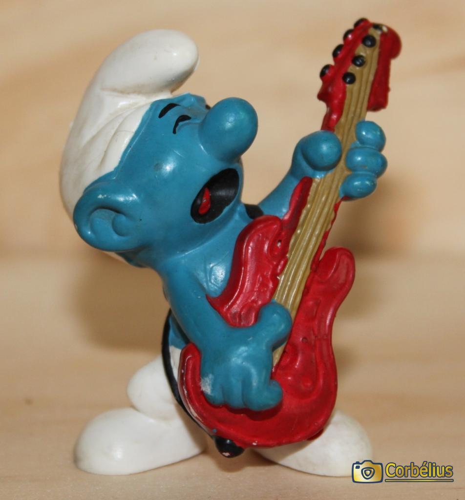 Schtroumpf guitariste