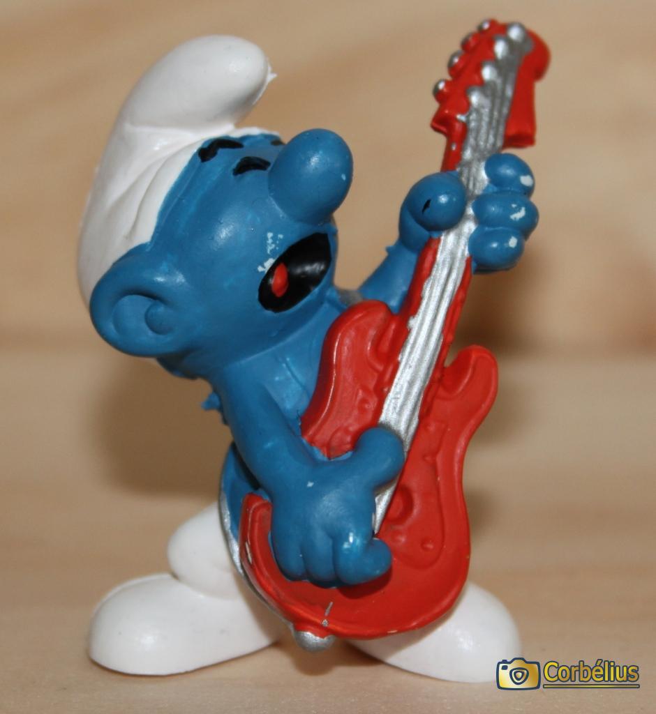 Schtroumpf guitariste