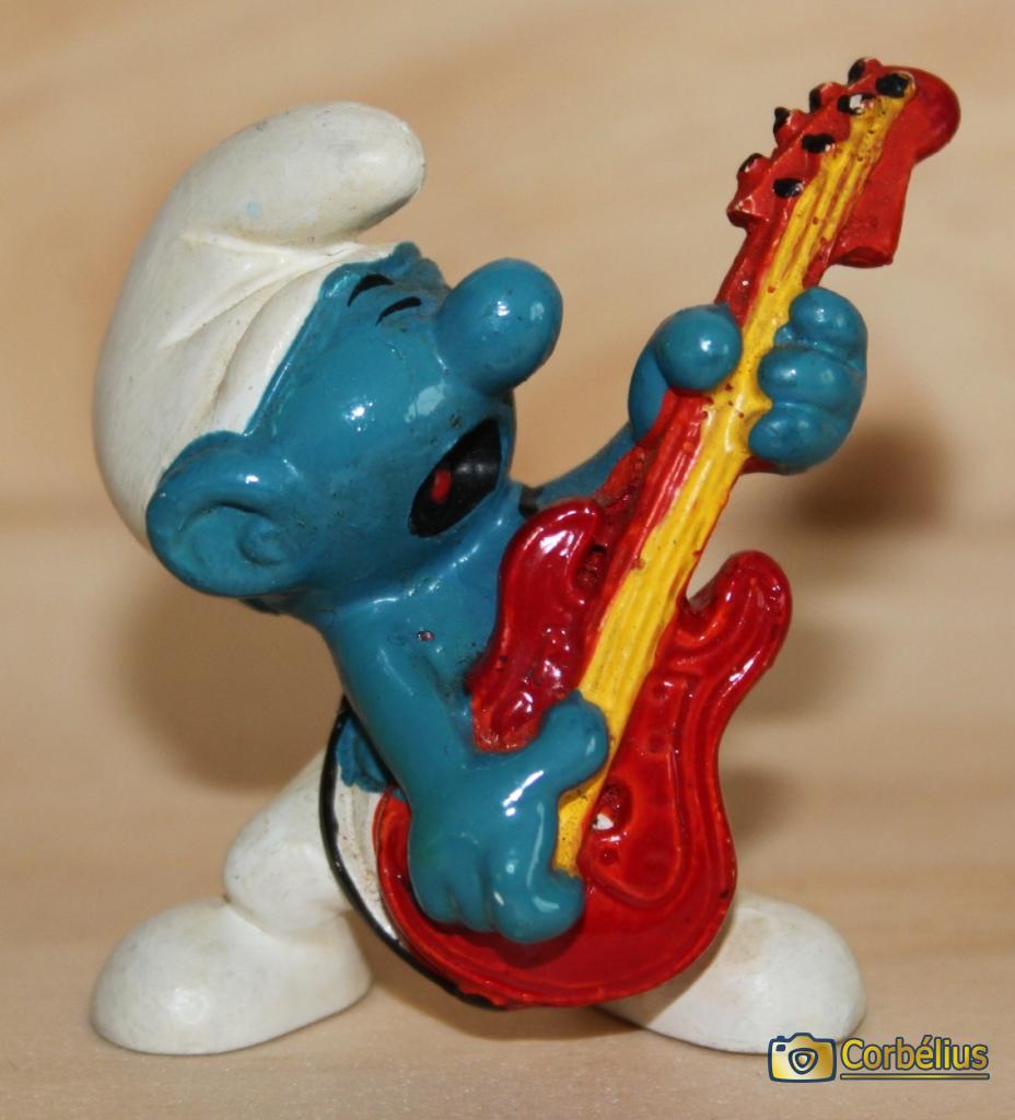 Schtroumpf guitariste