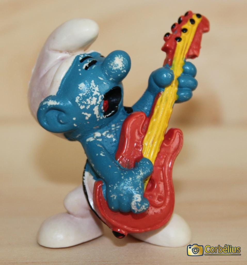 Schtroumpf guitariste